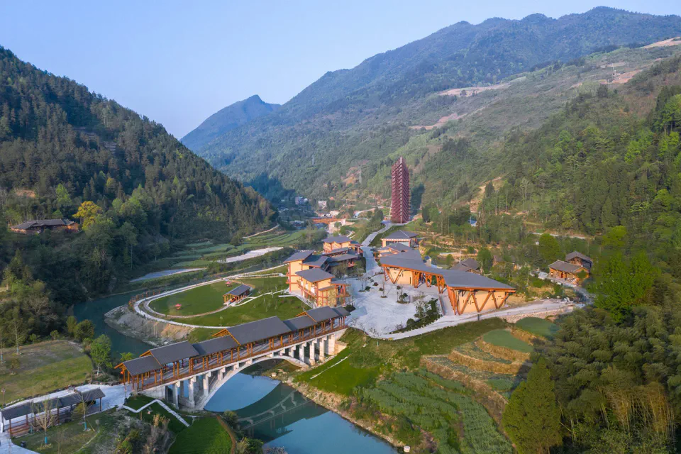 中意研学营木结构建筑群，项目照片 3