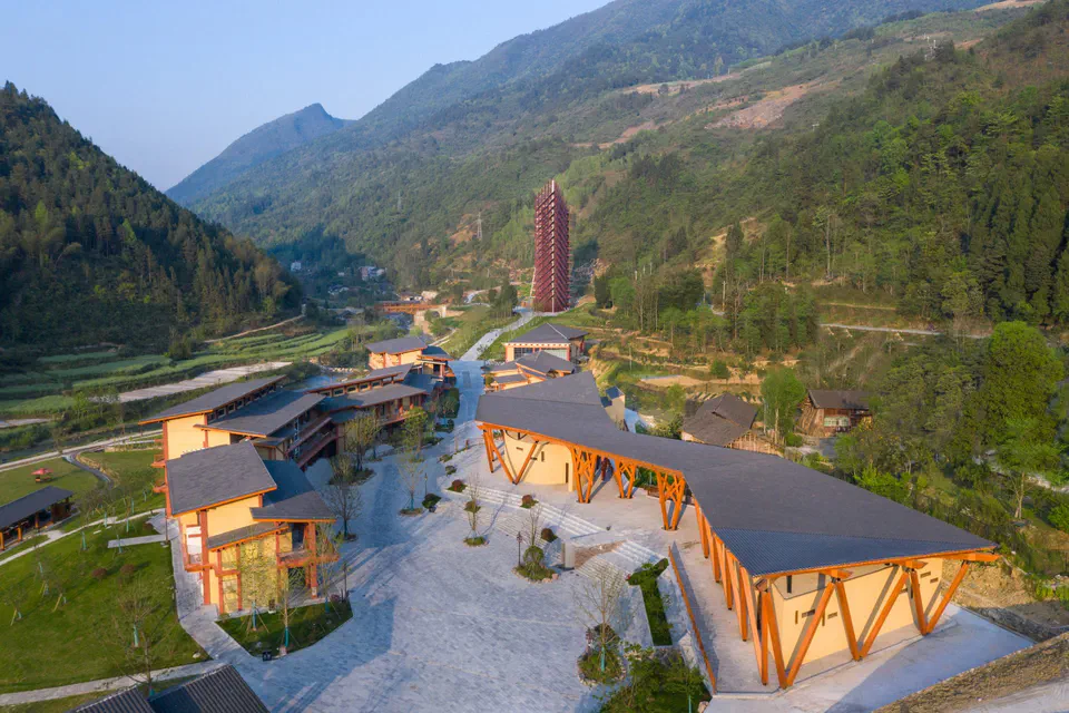 中意研学营木结构建筑群，项目照片 4