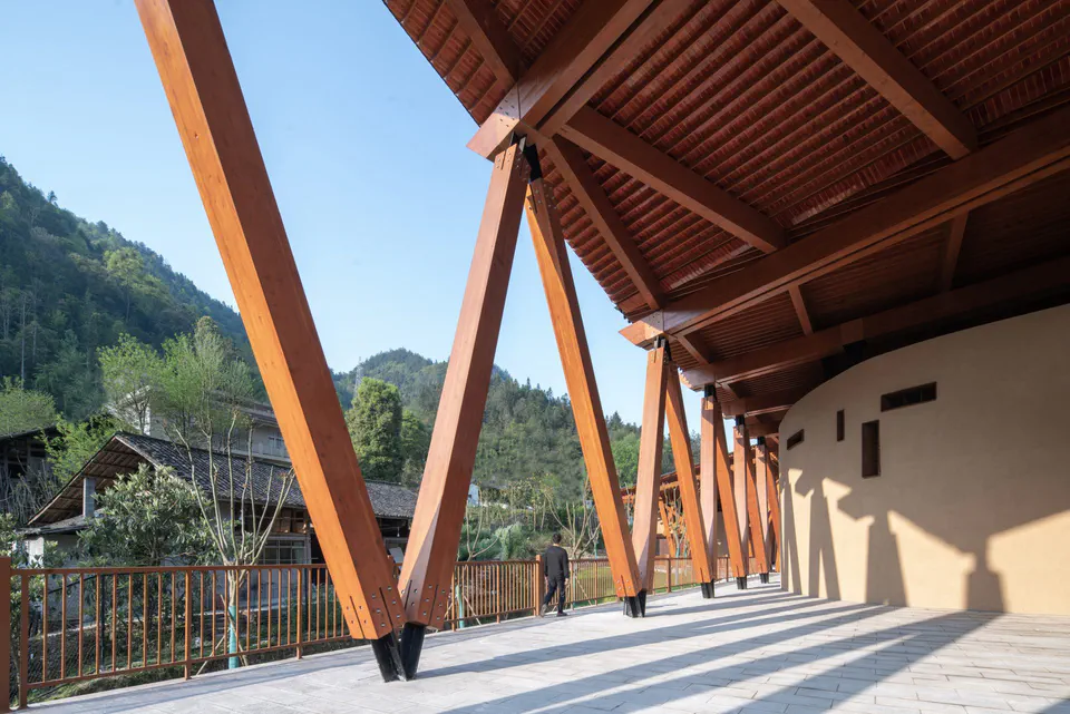 中意研学营木结构建筑群，项目照片 7