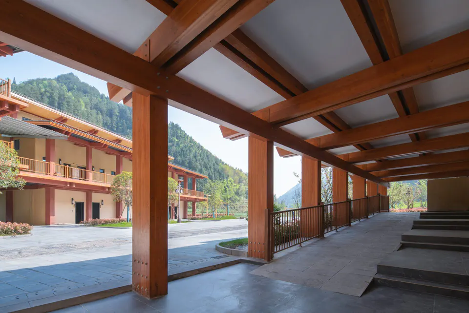 中意研学营木结构建筑群，项目照片 15