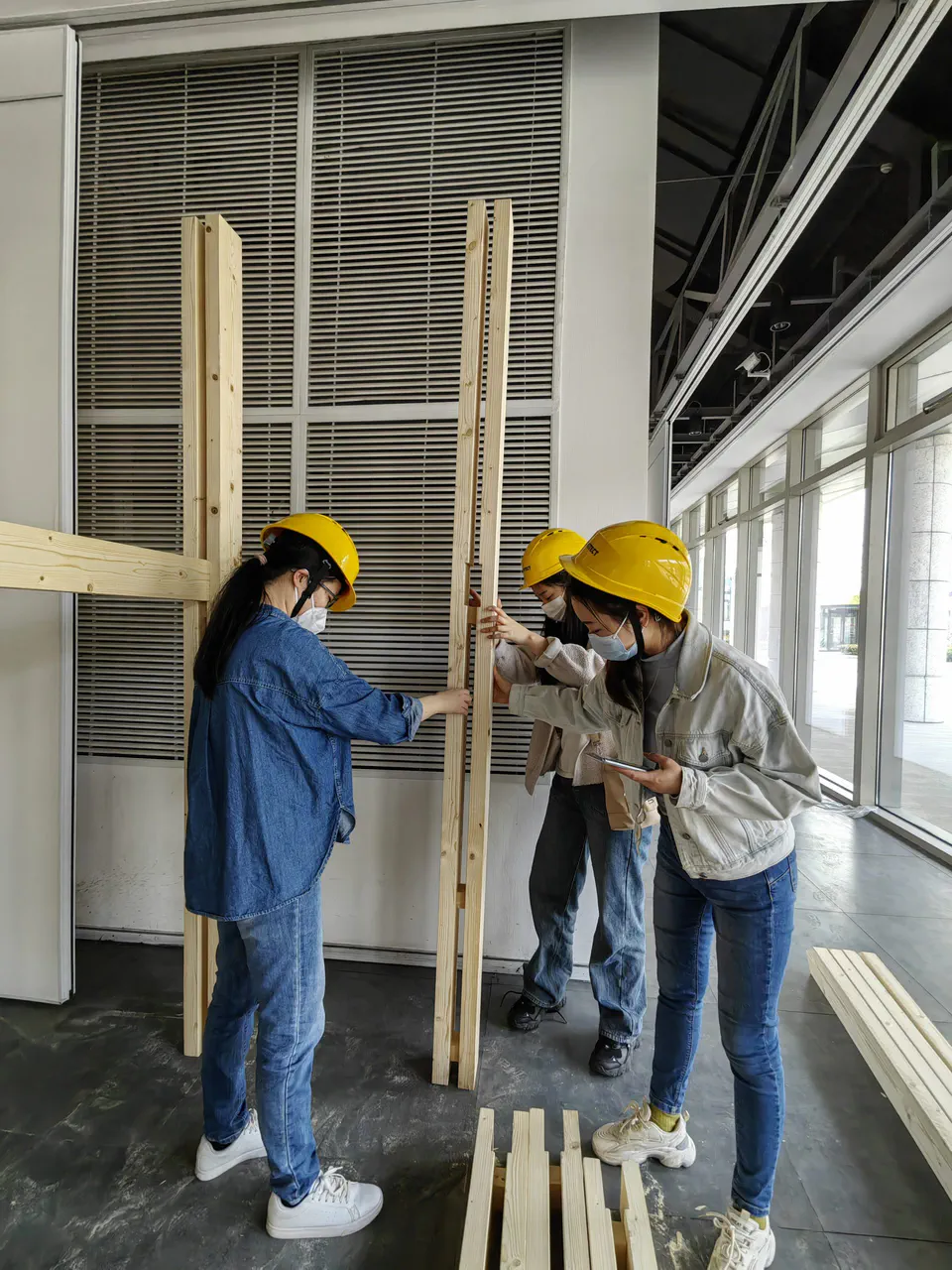 「木构新景」展览之快速搭建的展架，项目照片 16