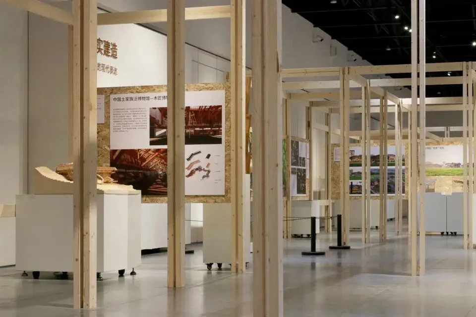「木构新景」展览之快速搭建的展架，项目照片 6