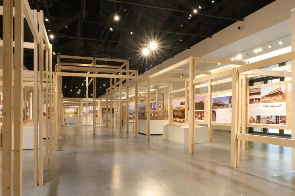 「木构新景」展览之快速搭建的展架，项目照片 7
