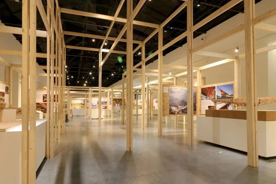 「木构新景」展览之快速搭建的展架，项目照片 8