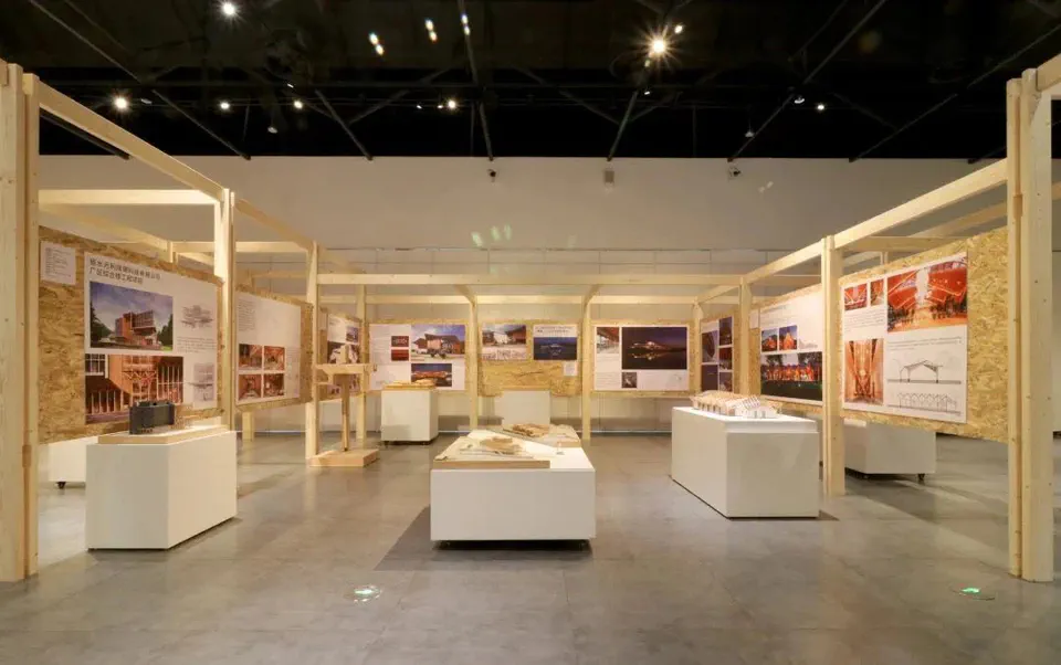 「木构新景」展览之快速搭建的展架，项目照片 13