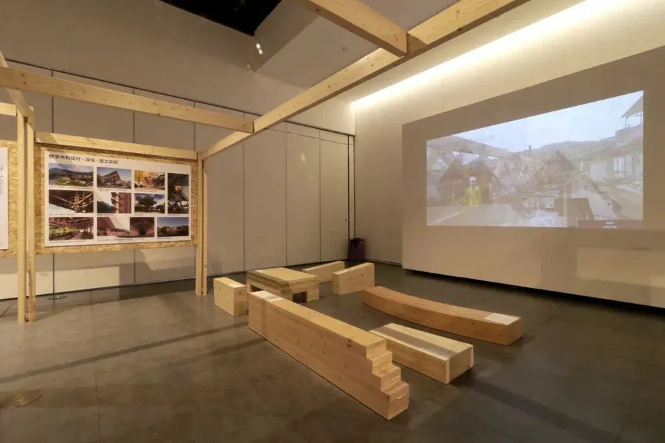 「木构新景」展览之快速搭建的展架，项目照片 15